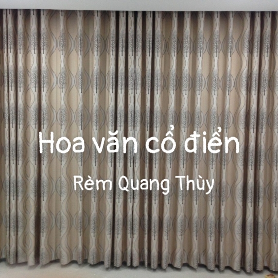 Rèm hoa văn cổ điển - Quang Thùy