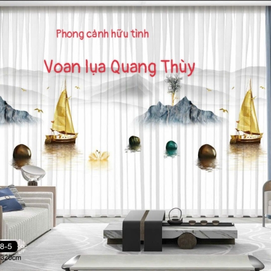 Voan lụa Phong Cảnh